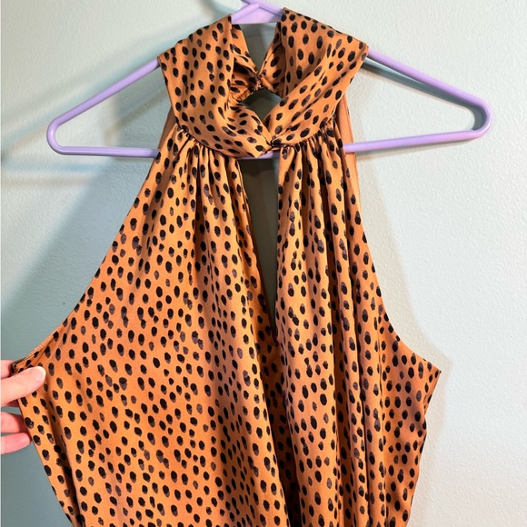 Banana Republic, sleeveless, polka dot, dress, with tie , size medium. - Picture 7 of 7